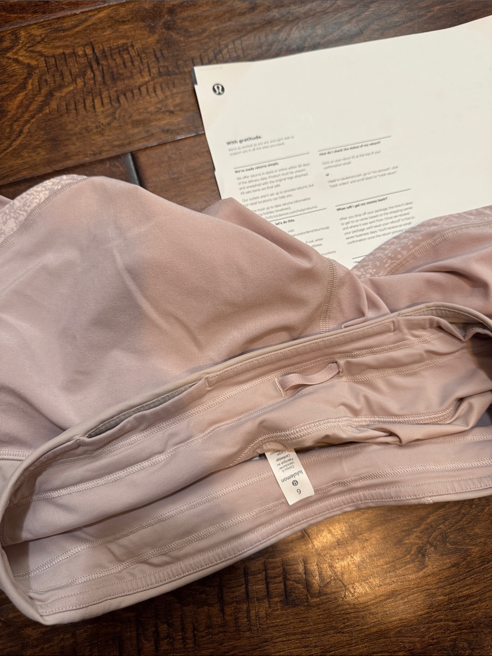 Lululemon✨ Hotty Hot High-Rise Shorts 3" Pink- Reflective size 6 - Picture 9 of 13